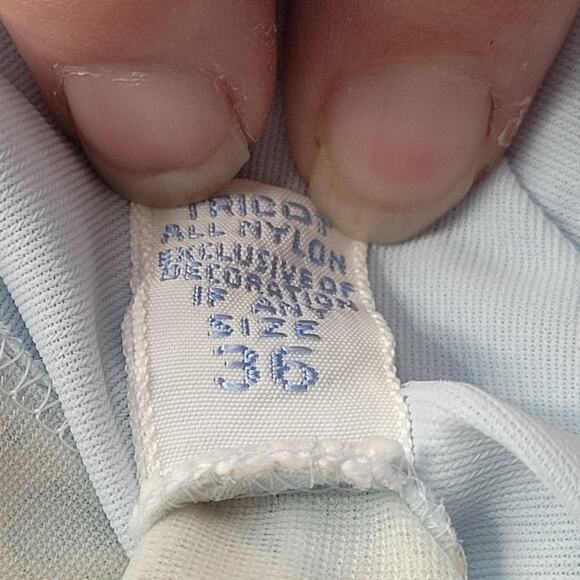 Vanity Fair Vintage Satin Lace Button Up Short Sleeve Pant Pajama Lingerie Set - Picture 12 of 14